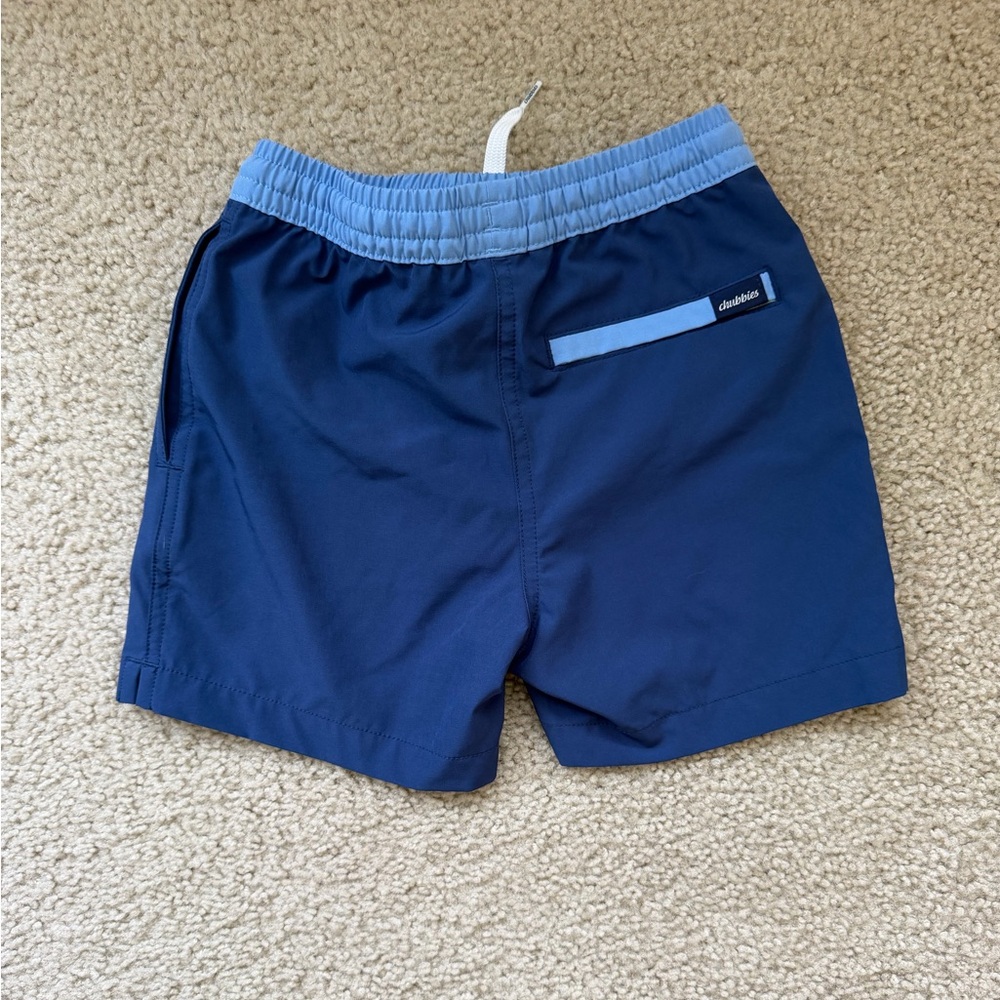 Boy’s Chubbies Blue Swim Trunks XS ( 6/7)) - Picture 2 of 2